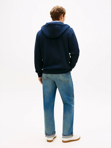 TOMMY HILFIGER Sweatjacke in Blau