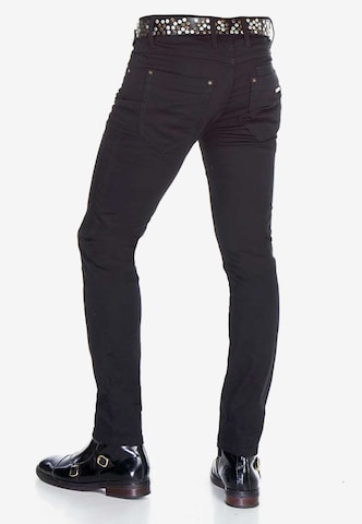 CIPO & BAXX Slimfit Jeans in Schwarz