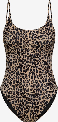 Bustier Maillot de bain 'ONLJulietta' ONLY en beige : devant