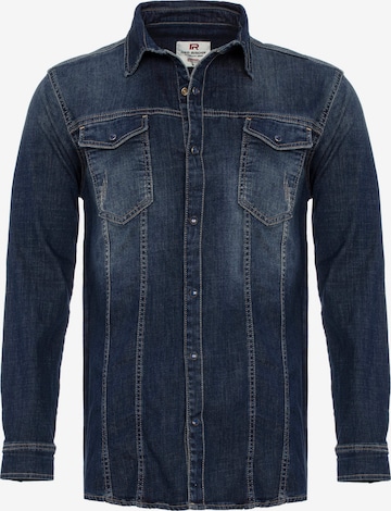 Redbridge Regular fit Button Up Shirt 'London' in Blue: front