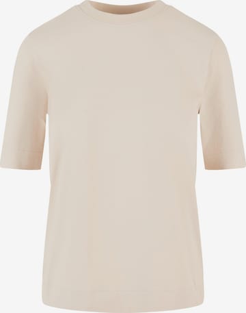 T-shirt 'Classy' Urban Classics en beige : devant