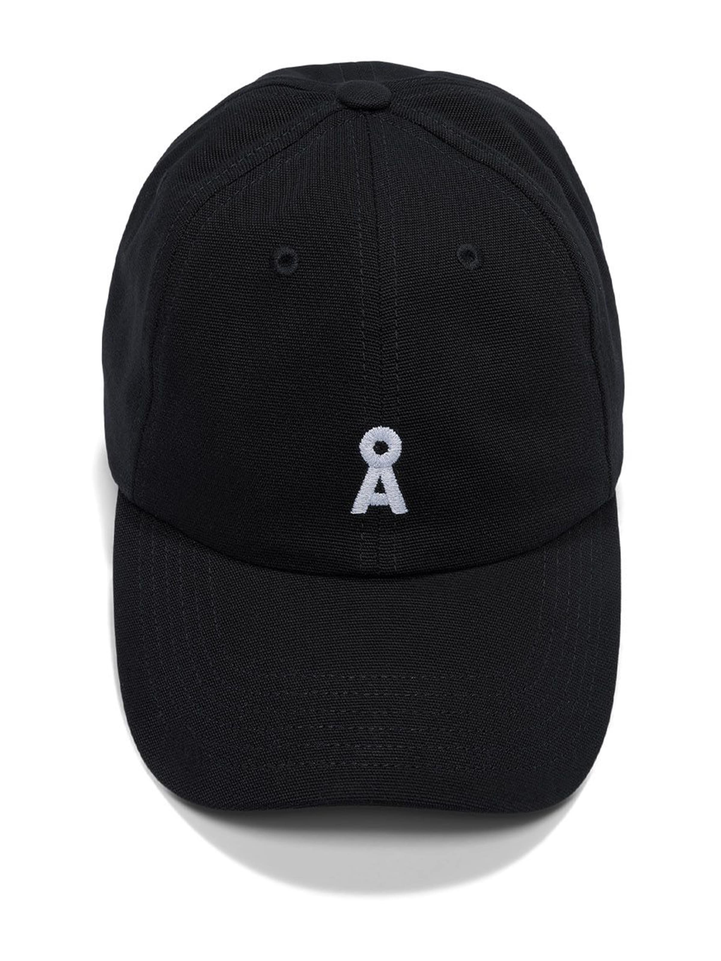 ARMEDANGELS Cap 'YENAAS BOLD' in Black: front