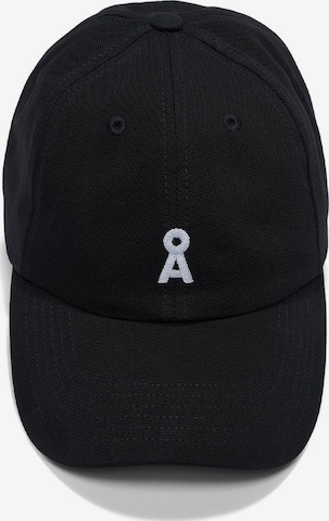 ARMEDANGELS Cap 'YENAAS BOLD' in Black: front