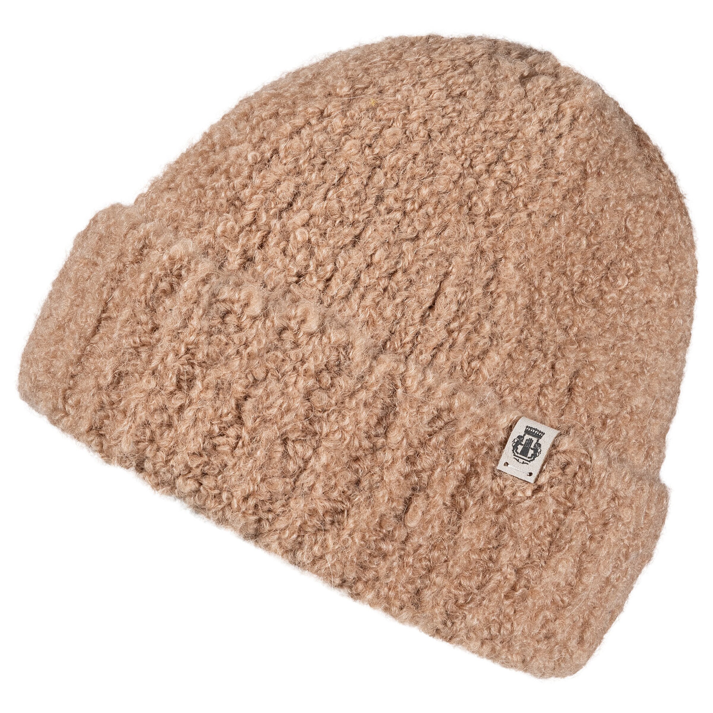 Berretto 'CLASSIC BOUCLÉ' di Roeckl in beige: frontale