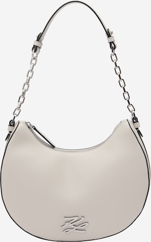 Karl Lagerfeld Taška přes rameno – šedá: přední strana