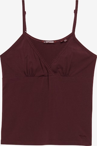 Superdry & Co Top 'Essentials' in Red: front