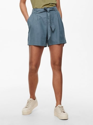 ONLY Pleat-Front Pants in Blue: front