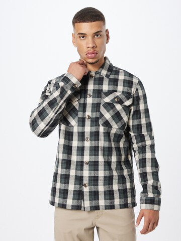 No Excess Regular fit Button Up Shirt in Grey: front