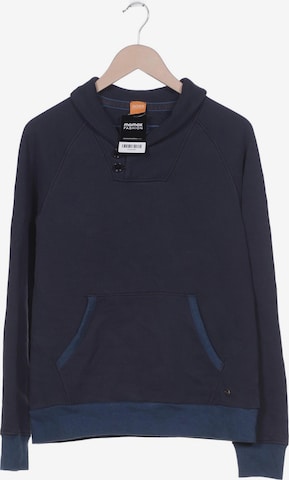 BOSS Orange Sweatshirt & Zip-Up Hoodie in M in Blue: front