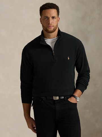 Polo Ralph Lauren Big & Tall Свитер 'LSHZM1' в Черный: спереди