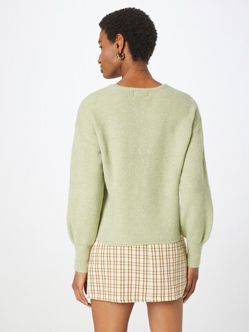 PIECES - Pullover 'CELIC' em verde