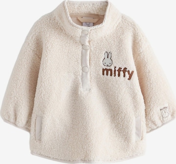 Next Fleecetakki värissä beige: etupuoli