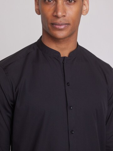 Next Comfort Fit Hemd in Schwarz