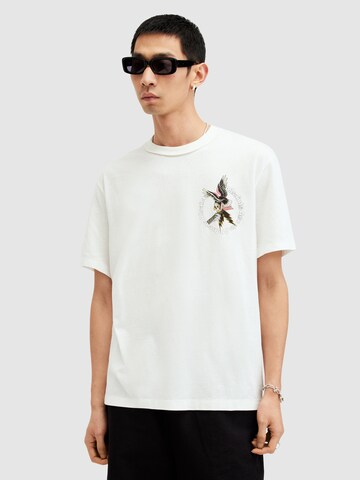 AllSaints Bluser & t-shirts 'FRET' i hvid: forside