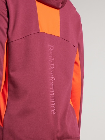PEAK PERFORMANCE Sportsweatjacka 'Utility' i lila