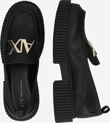 ARMANI EXCHANGE Slipper in Schwarz