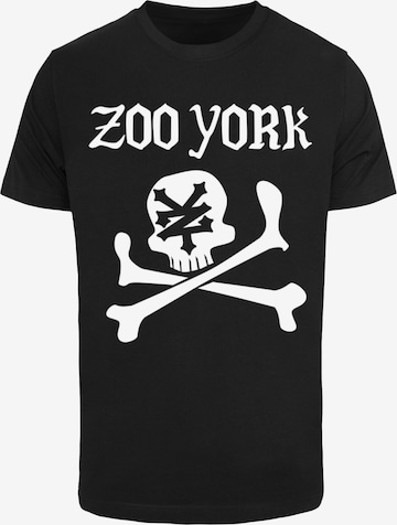 ZOO YORK Shirt 'Zoo York Skull' in Zwart: voorkant