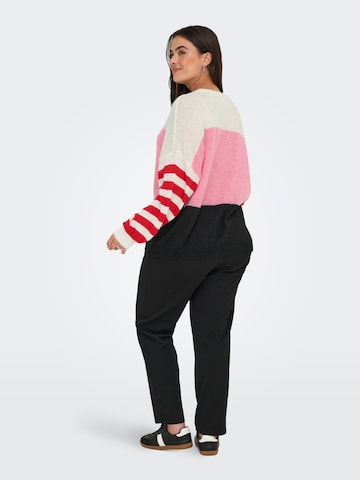 ONLY Carmakoma Sweater 'CARSusia' in White