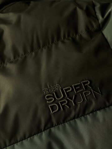 Superdry Kurtka przejściowa w kolorze zielony