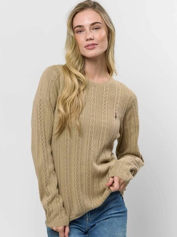 Pull-over 'Mynthe' U.S. POLO ASSN. en gris : devant