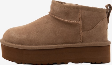 UGG Saappaat 'CLASSIC ULTRA MINI' värissä pronssi: etupuoli