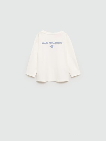 MANGO KIDS Shirt 'PAWTEAM' in Beige