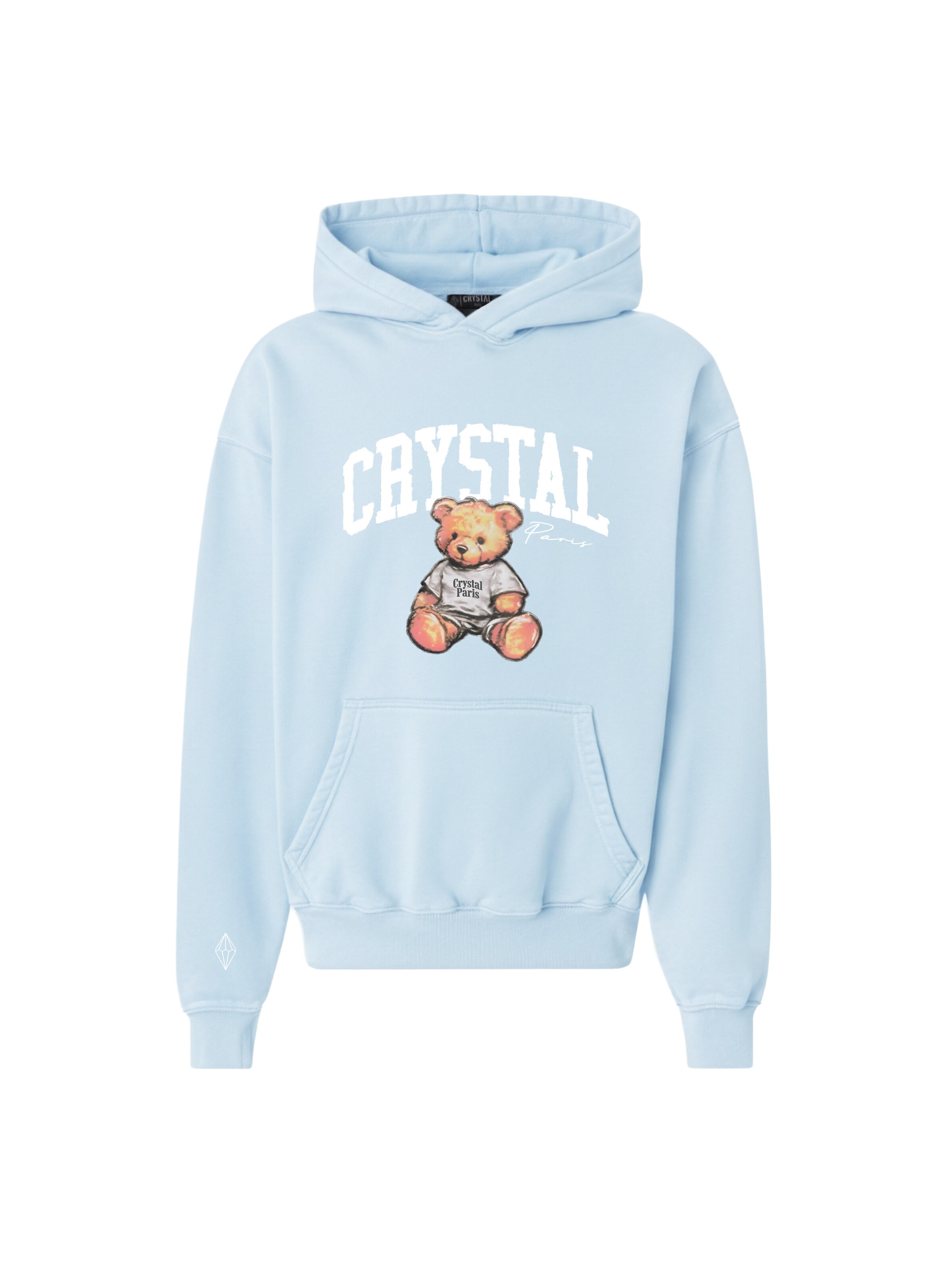 Crystal Paris Sweatshirt 'Teddy'‌‌ in Blau: Vorderseite