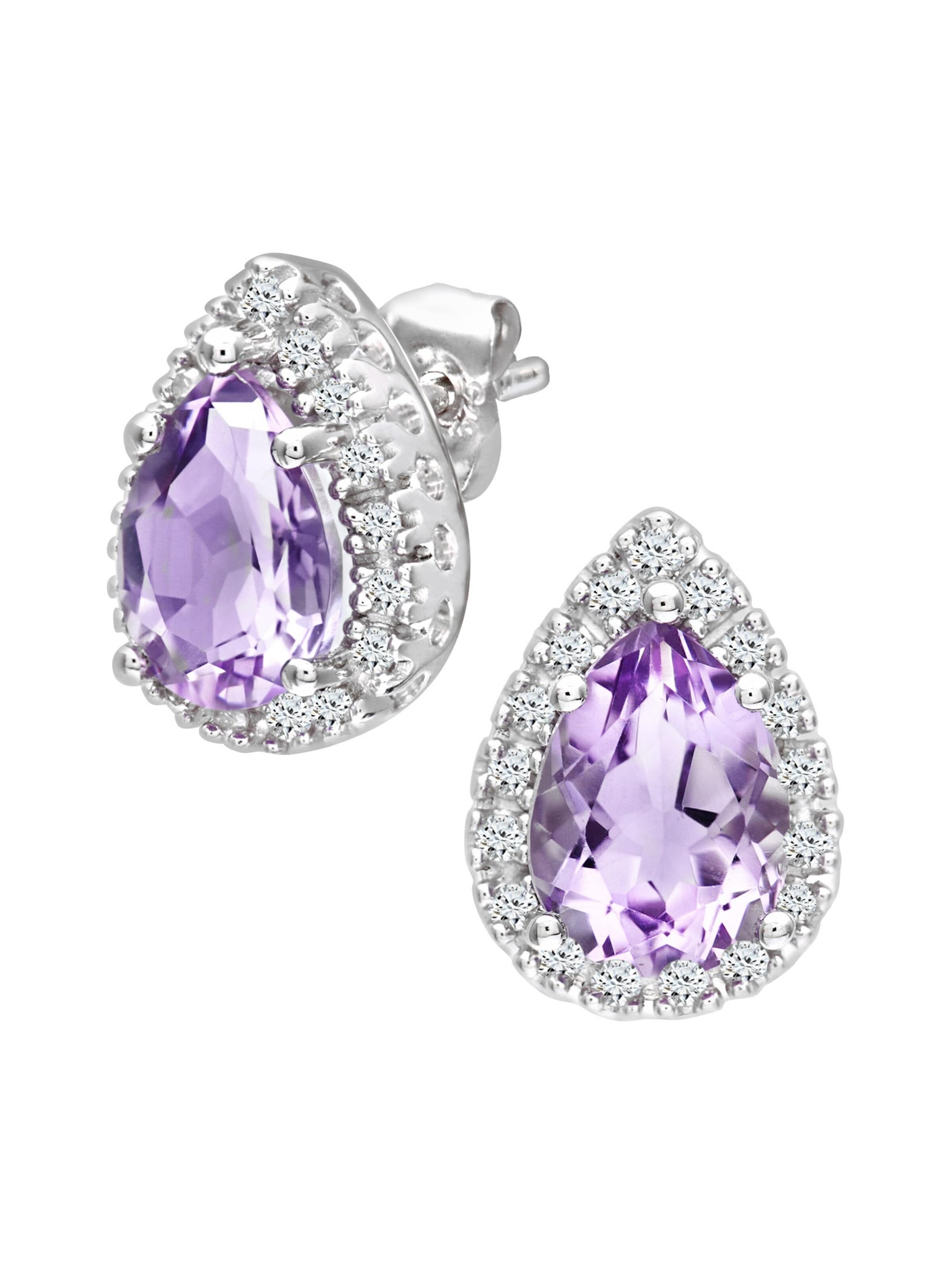 DIAMANT LETERNEL Earrings in One size in Silver, Item view