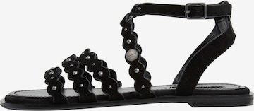 Sandalo di Pepe Jeans in nero: frontale