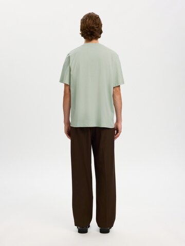 SELECTED T-Shirt 'SLHASPEN' in Blau