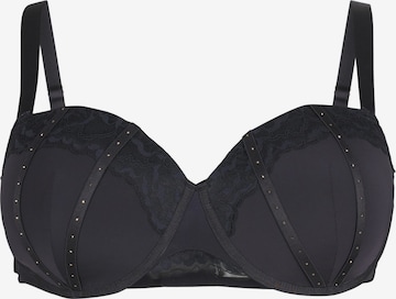 juoda Devoted by Zizzi Plati Liemenėlė 'Lsasi': priekis