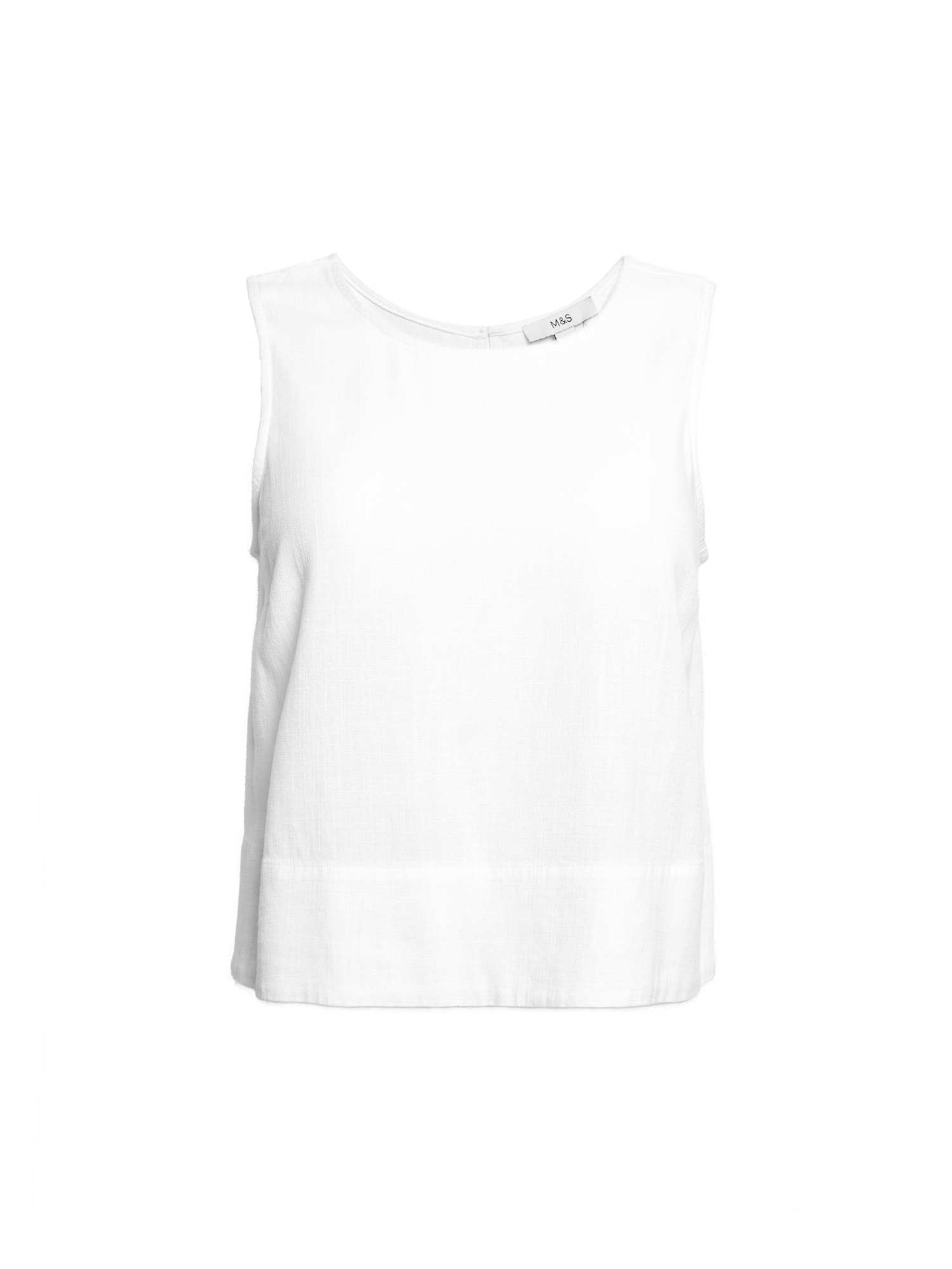 Marks & Spencer Top in White: front