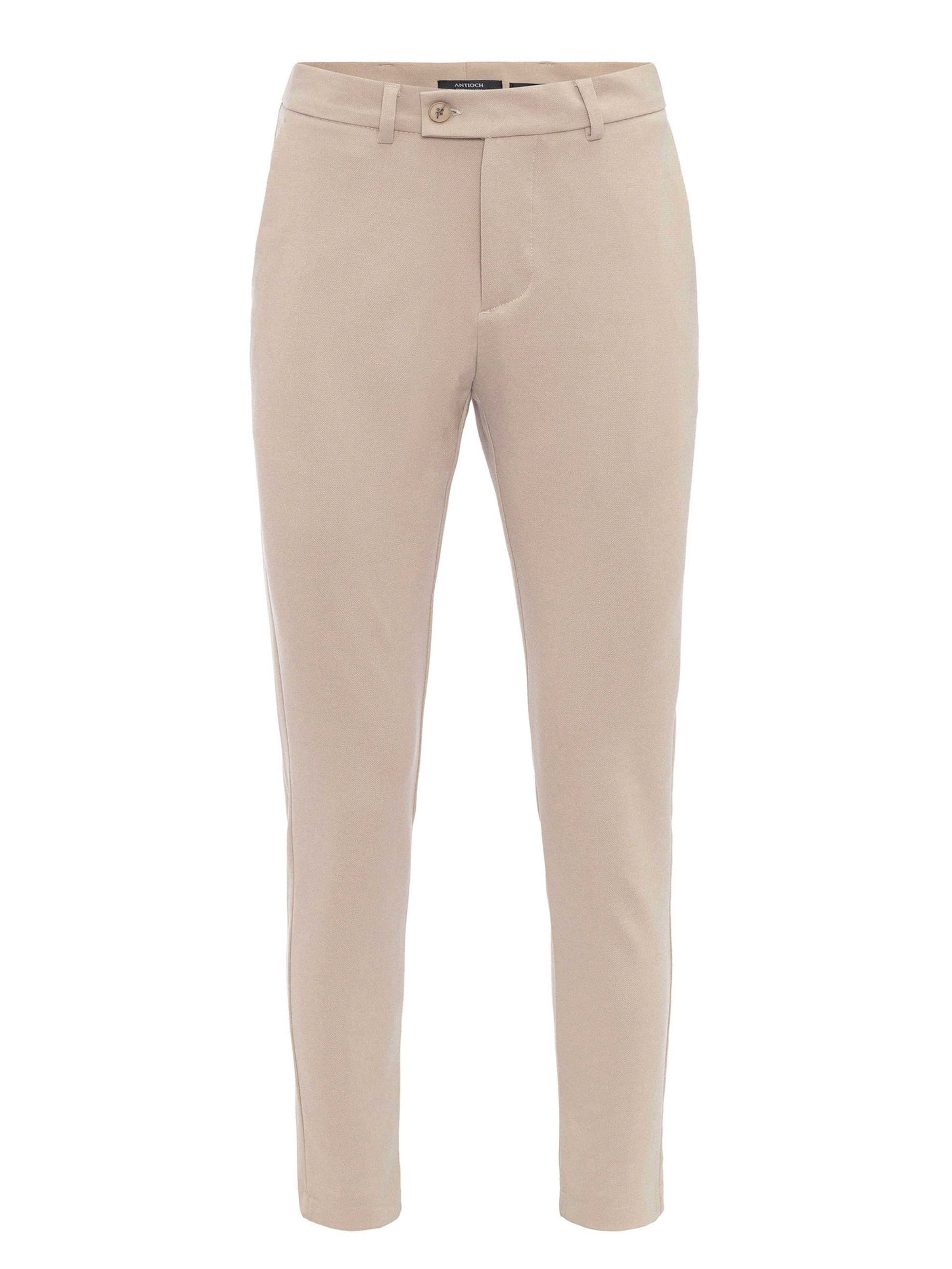 Antioch Slimfit Spodnie w kolorze beżowy: przód