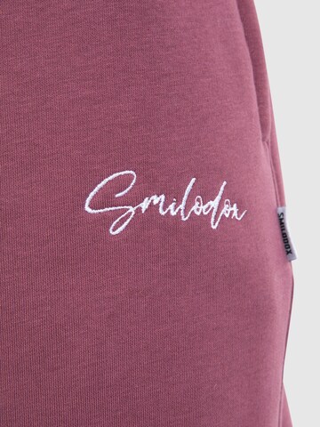 Smilodox Tapered Broek 'Calma' in Roze