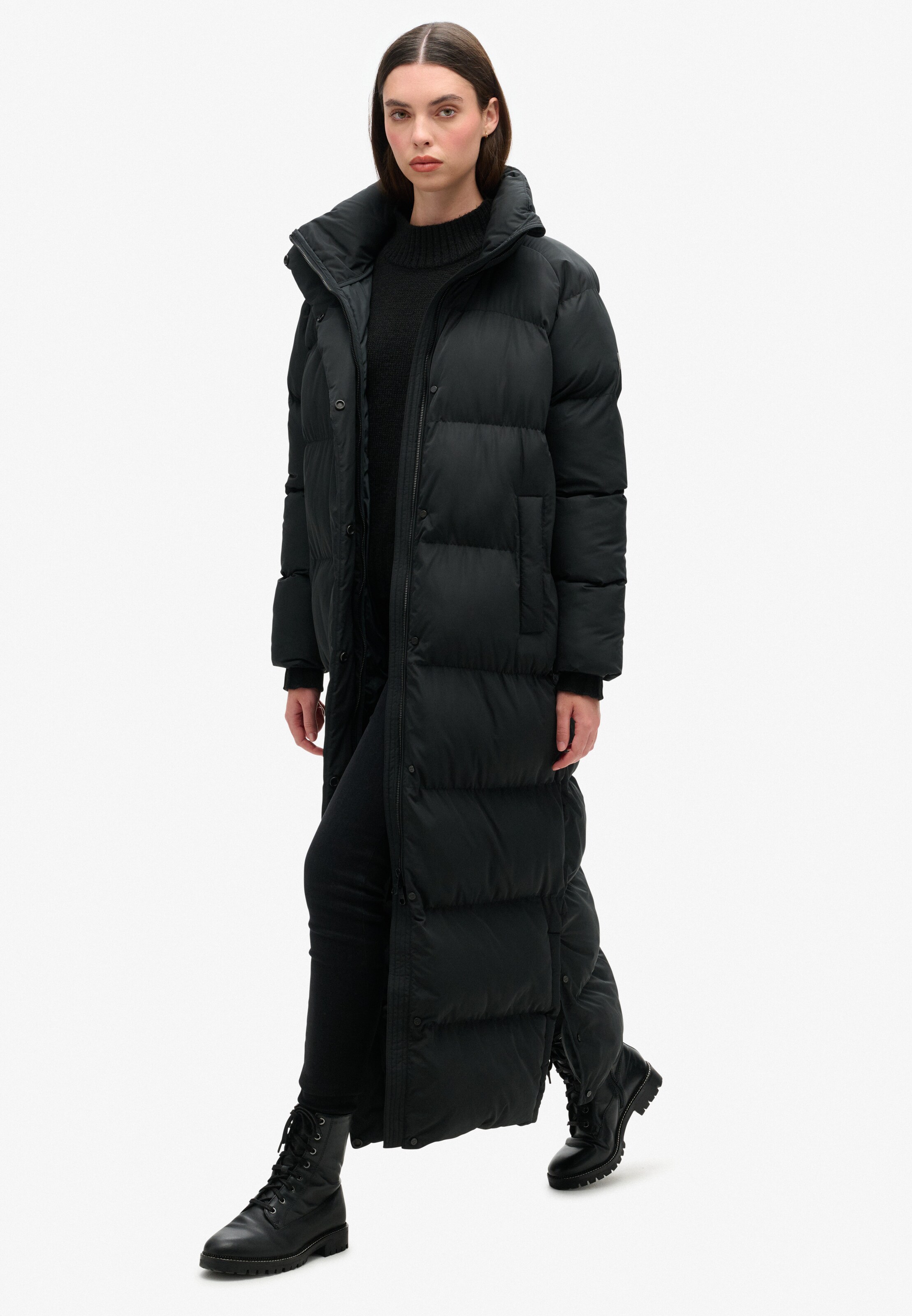 Superdry Winterjas in Zwart