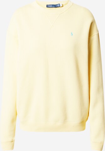 Sweat-shirt Polo Ralph Lauren en jaune : devant