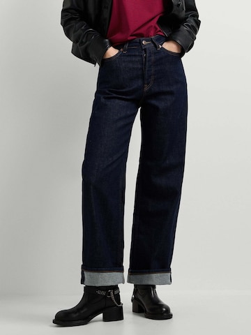 Pepe Jeans Wide leg Jeans 'Lexa' in Blauw: voorkant