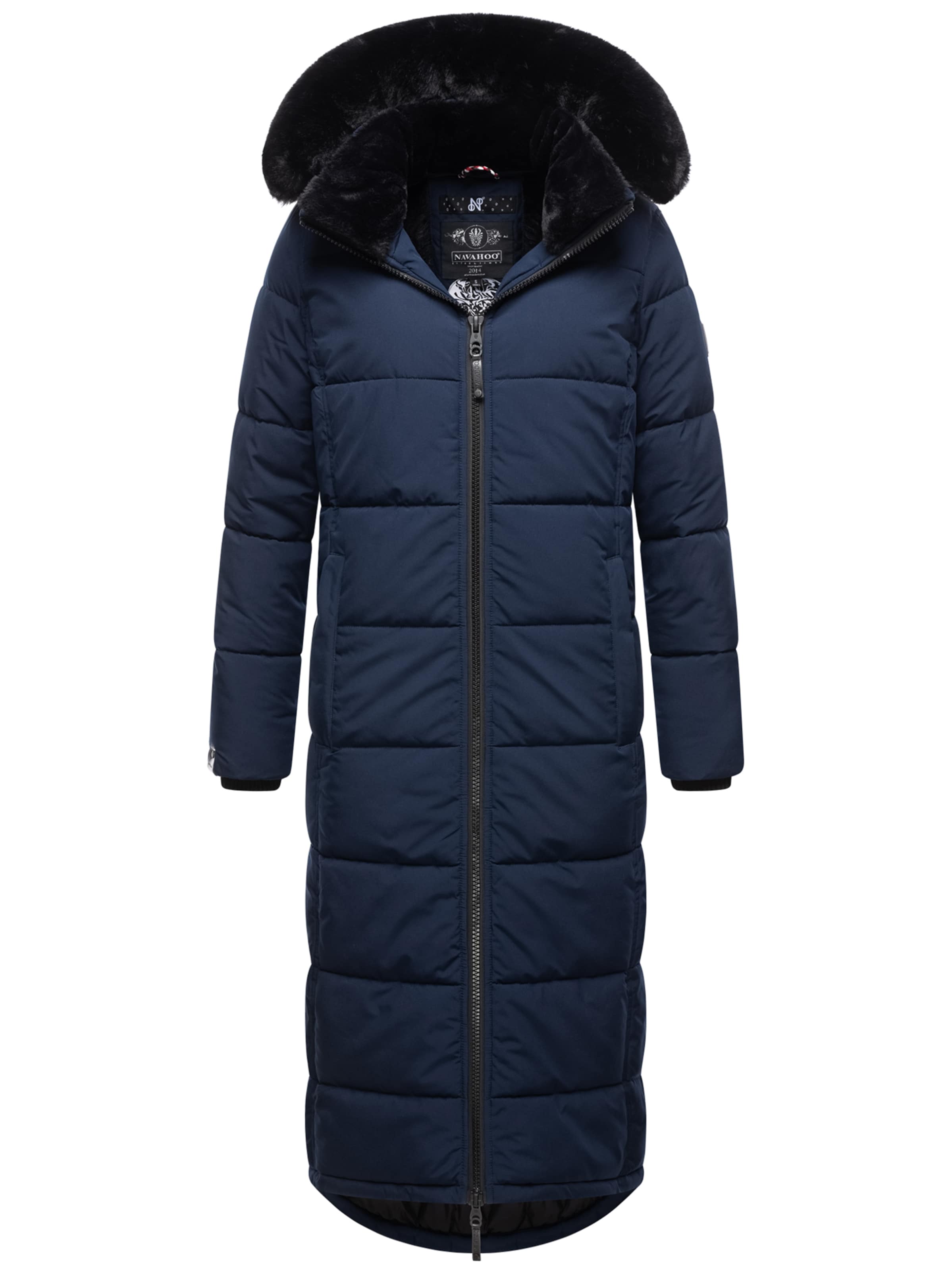 NAVAHOO Wintermantel in Blauw: voorkant