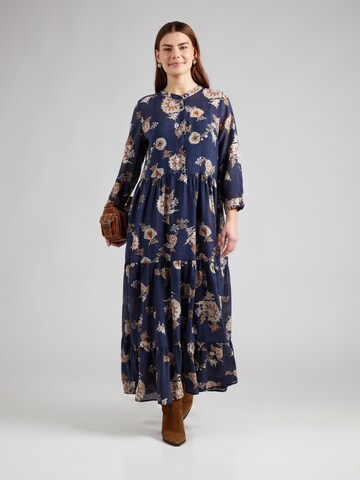 Robe-chemise 'Nee' Lollys Laundry en bleu : devant
