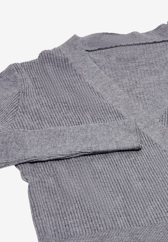YASANNA Knit Cardigan in Grey