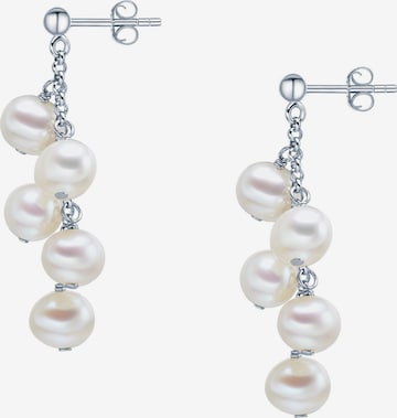 Valero Pearls Earrings in Silver