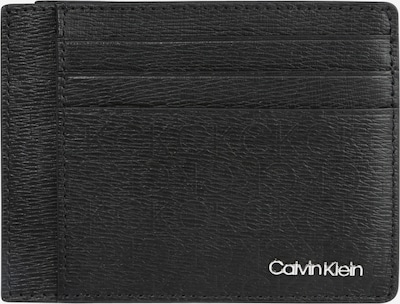 Calvin Klein Portemonnaie in schwarz / silber, Produktansicht