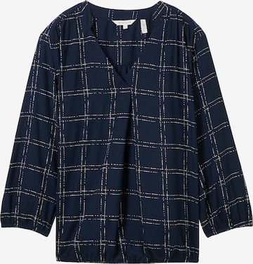 TOM TAILOR Blouse in Blue: front