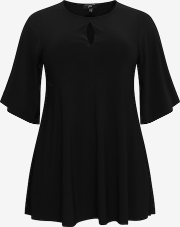 Yoek Tunic in Black: front