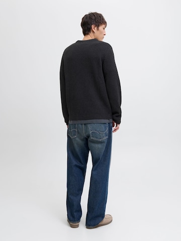 Pull-over 'JJEDover' JACK & JONES en noir