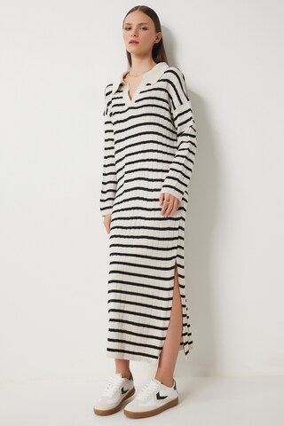 Happiness İstanbul Плетена рокля в бежово