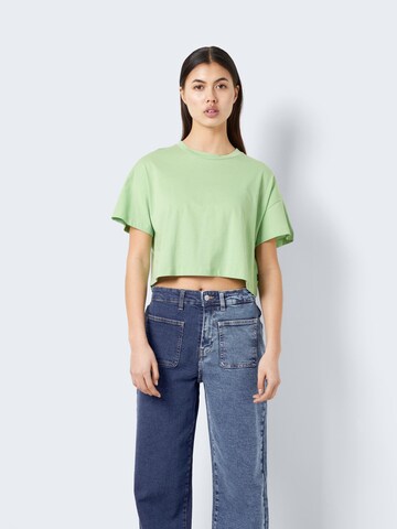 Noisy may - Camisa 'Alena' em verde: frente