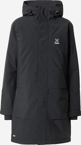 Haglöfs Outdoor Jacket 'Salix' in Black: front