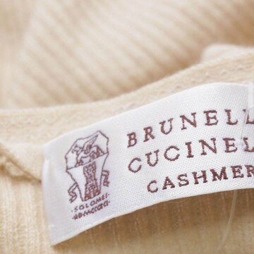 Brunello Cucinelli Pullover / Strickjacke M in Weiß