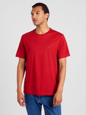 T-Shirt 'Essential' TOMMY HILFIGER en rouge : devant